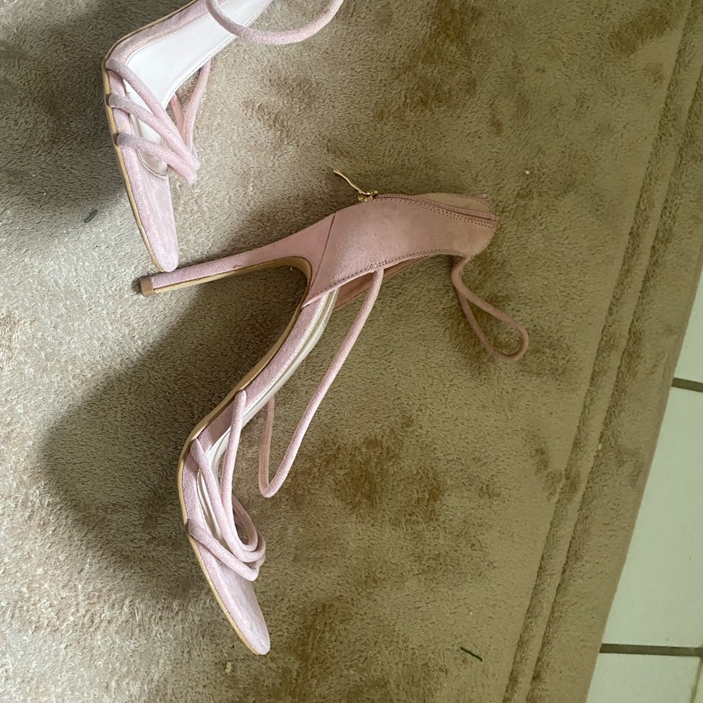 These are light pink heels